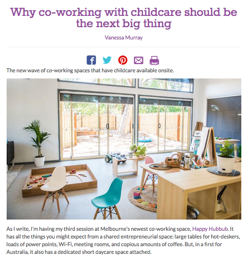 Why co-working with childcare should be the next big thing