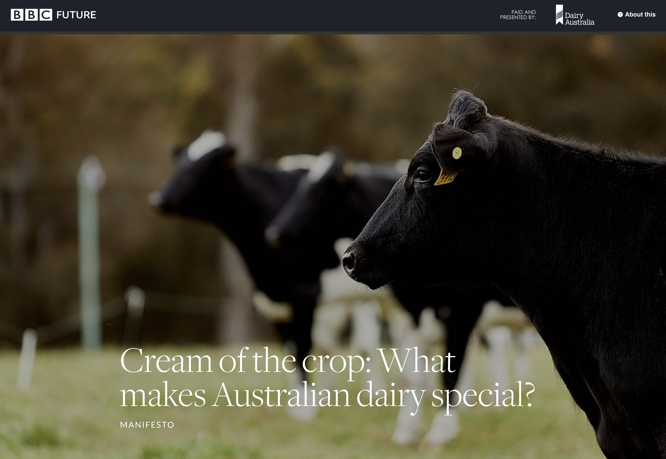 Cream of the crop: What makes Australian dairy special?