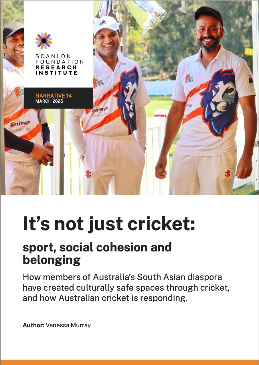It's not just cricket: sport, social cohesion and belonging